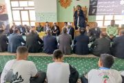 بزرگداشت و یادبود شهدای والامقام خدمت در شهر اهل سنت عنبران از توابع استان اردبیل