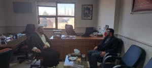 نشت صمیمی دبیر استانی مفام اردبیل با مسئول نهاد نمایندگی ولی فقیه